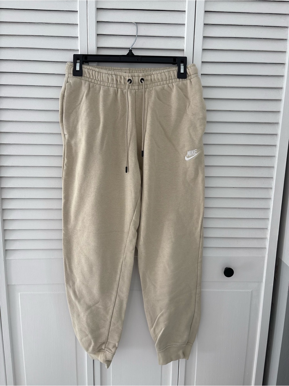 Nike Woman’s Tan Fleece Jogger Sweatpants